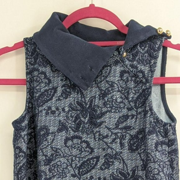 Janie And Jack Floral Sleeveless Collared Dress, size 12 - Picture 3 of 5